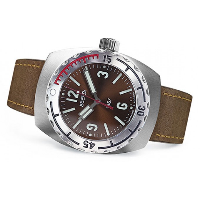 Российские наручные мужские часы VOSTOK 2415.00-190040. Коллекция Амфибия W242357