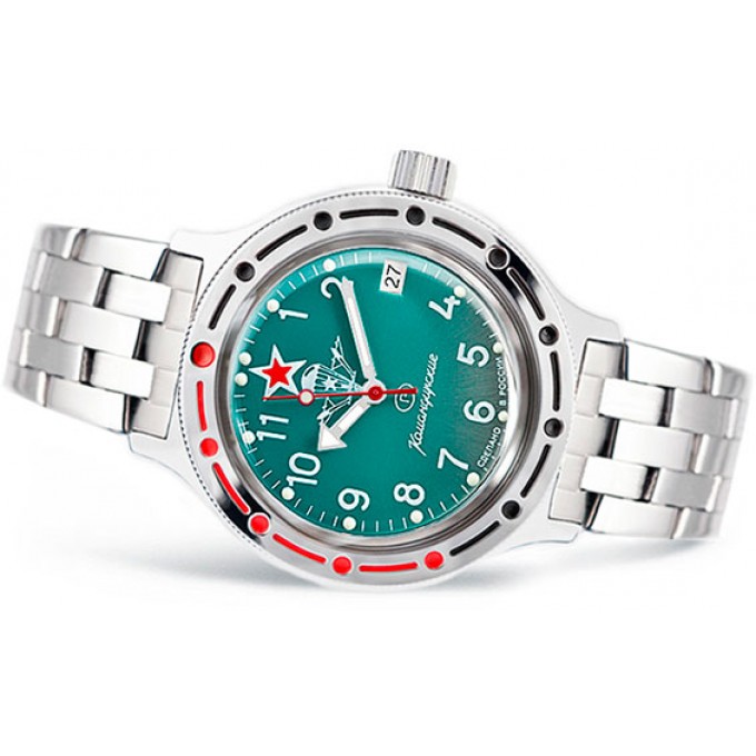 Российские наручные мужские часы VOSTOK 2416.00-420307. Коллекция Амфибия W242373