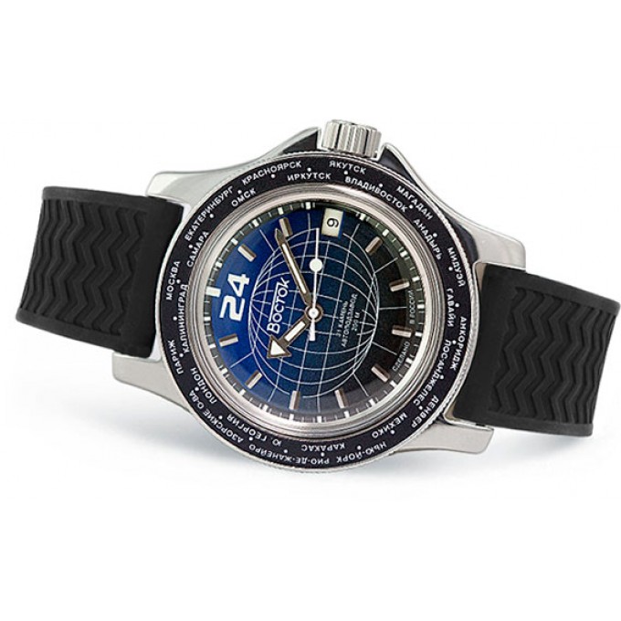 Российские наручные мужские часы VOSTOK 2431.00-13027A. Коллекция Амфибия W242384